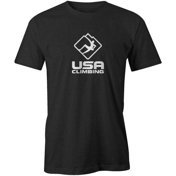 Men's T-shirt - USA Climbing Logo Black & White Tee