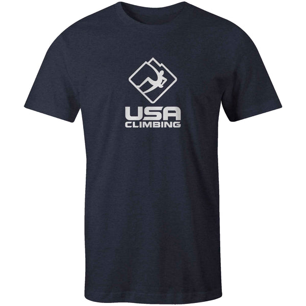 Men's T-shirt - USA Climbing Logo Black & White Tee